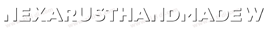 NexaRustHandmadeW00 字体转换